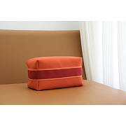 Hermes Bride-a-Brac Case Cotton Orange 25x21x14cm - 4