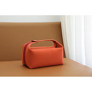 Hermes Bride-a-Brac Case Cotton Orange 25x21x14cm - 3