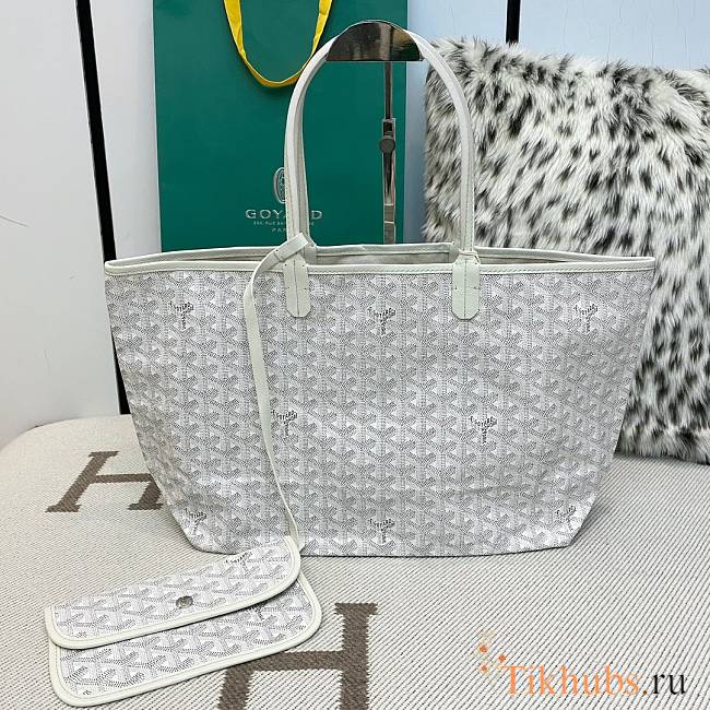 Goyard Saint Louis PM Tote White 47x34x26cm - 1