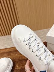 Alexander Mcqueen Oversole Sneaker White Blue - 5