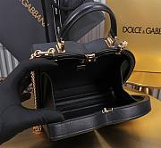 Dolce & Gabbana DG Logo Box Handbag Black 20x15x6.5cm - 5