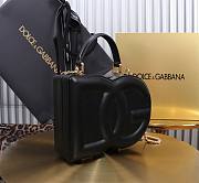 Dolce & Gabbana DG Logo Box Handbag Black 20x15x6.5cm - 4