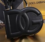 Dolce & Gabbana DG Logo Box Handbag Black 20x15x6.5cm - 3