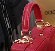 Dolce & Gabbana DG Logo Box Handbag Red 20x15x6.5cm - 6