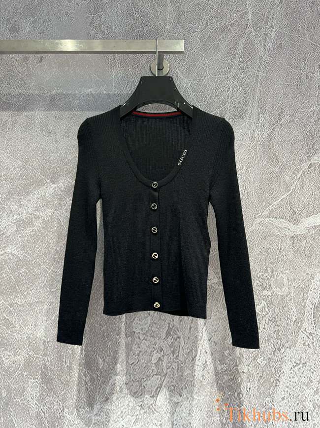 Gucci Black Cardigan - 1