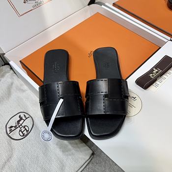 Hermes Black Slides 02