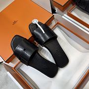 Hermes Black Slides 02 - 4