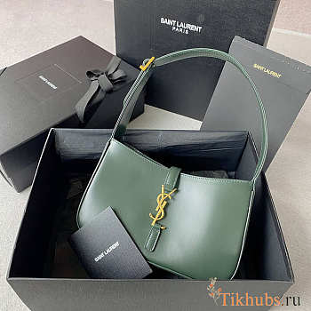 YSL LE 5 À 7 Hobo Green Bag 23x16x6.5cm