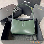 YSL LE 5 À 7 Hobo Green Bag 23x16x6.5cm - 2