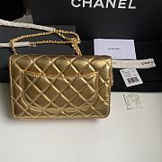 Chanel Wallet On Chain Woc Gold Lambskin 19cm - 4