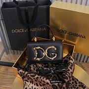 Dolce & Gabbana DG Girls Mini Bag Black 17.8x10x3.5cm - 1