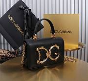 Dolce & Gabbana DG Girls Mini Bag Black 17.8x10x3.5cm - 4