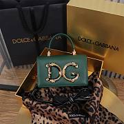 Dolce & Gabbana DG Girls Mini Bag Green 17.8x10x3.5cm - 1