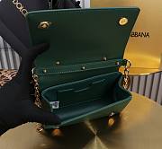 Dolce & Gabbana DG Girls Mini Bag Green 17.8x10x3.5cm - 6