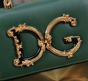 Dolce & Gabbana DG Girls Mini Bag Green 17.8x10x3.5cm - 2