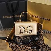 Dolce & Gabbana DG Girls Mini Bag Gold 17.8x10x3.5cm - 1