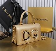 Dolce & Gabbana DG Girls Mini Bag Gold 17.8x10x3.5cm - 6