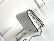 Prada Bag Spazzolato White 19x10.5x3.5cm - 3