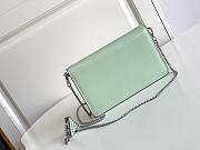 Prada Bag Spazzolato Green 19x10.5x3.5cm - 4