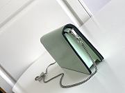 Prada Bag Spazzolato Green 19x10.5x3.5cm - 3