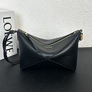 Loewe Puzzle Fold Pouch Black 28x18x7cm - 1