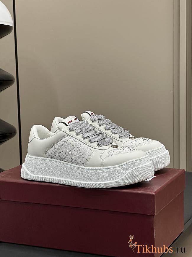 Gucci Screener Sneaker Light Grey - 1