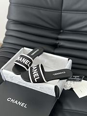 Chanel Black White Slides 02 - 5