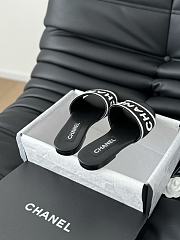 Chanel Black White Slides 02 - 2