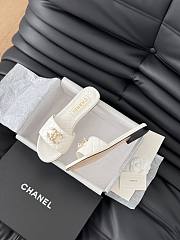 Chanel White Slides 08 - 4