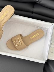 Chanel Beige Slides 04 - 5