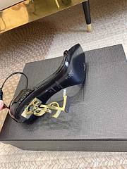 YSL Opyum Heels Patent Leather Black Heel  - 2