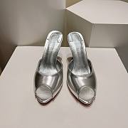 Christian Louboutin Me Dolly 100 Silver Heel - 3