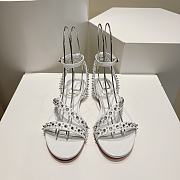 Christian louboutin Mafaldina Spikes White Sandal - 4