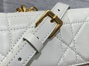 Dior Miss Daisy Mini Bag White Lambskin 22 x 12.5 x 4 cm - 6