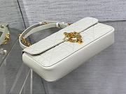 Dior Miss Daisy Mini Bag White Lambskin 22 x 12.5 x 4 cm - 5