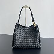 Bottega Veneta Medium Andiamo Parachute Tote Black 30x26x20cm - 1