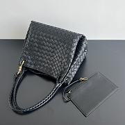 Bottega Veneta Medium Andiamo Parachute Tote Black 30x26x20cm - 5