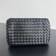 Bottega Veneta Medium Andiamo Parachute Tote Black 30x26x20cm - 3