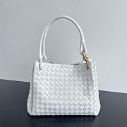 Bottega Veneta Medium Andiamo Parachute Tote White 30x26x20cm - 1