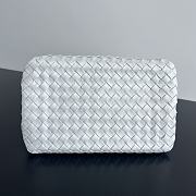 Bottega Veneta Medium Andiamo Parachute Tote White 30x26x20cm - 2