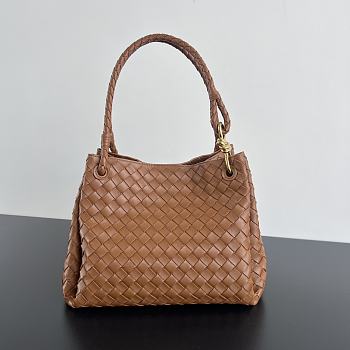 Bottega Veneta Medium Andiamo Parachute Tote Caramel 30x26x20cm