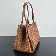 Bottega Veneta Medium Andiamo Parachute Tote Caramel 30x26x20cm - 6