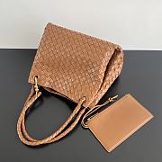 Bottega Veneta Medium Andiamo Parachute Tote Caramel 30x26x20cm - 5