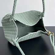 Bottega Veneta Medium Andiamo Parachute Tote Green 30x26x20cm - 4