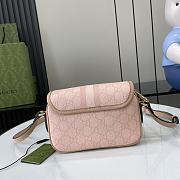 Gucci Ophidia GG Mini Shoulder Bag Pink 19x13x5cm - 4