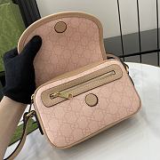 Gucci Ophidia GG Mini Shoulder Bag Pink 19x13x5cm - 2