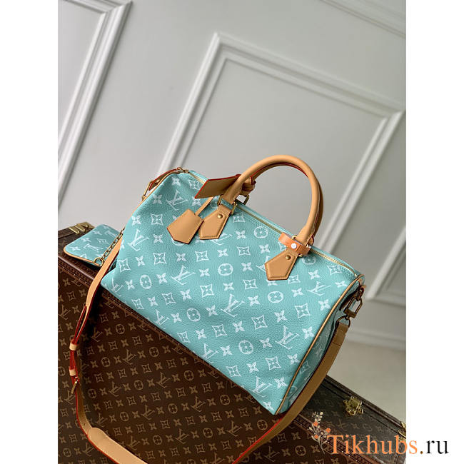 Louis Vuitton LV Speedy P9 Green Bandoulière 40 40 x 26 x 23 cm - 1