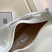 Prada Re-Edition 2005 Re-Nylon Bag White 23x13x5cm - 2