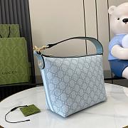 Gucci Ophidia GG Super Mini Shoulder Bag Blue 20x18.5x10cm - 5