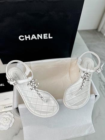 Chanel 24C White Sandal